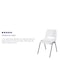 Flash Furniture White Shell Stack Chair RUT-EO1-WH-GG - alternate 8
